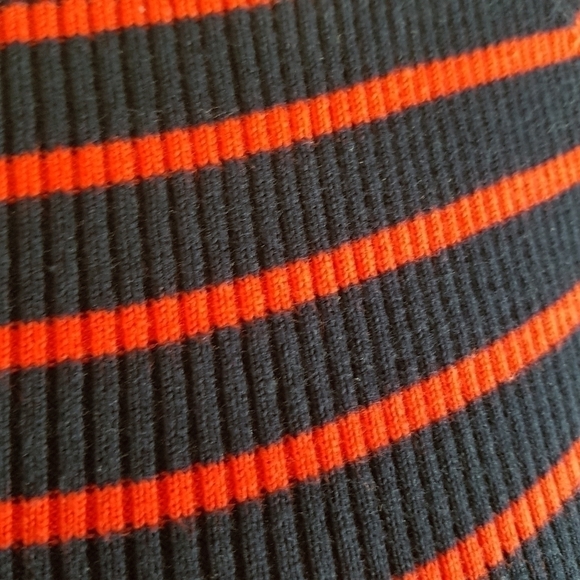 Lauren Ralph Lauren Striped Ribbed Knit Pullover Boat Neck Sweater - Picture 6 of 9